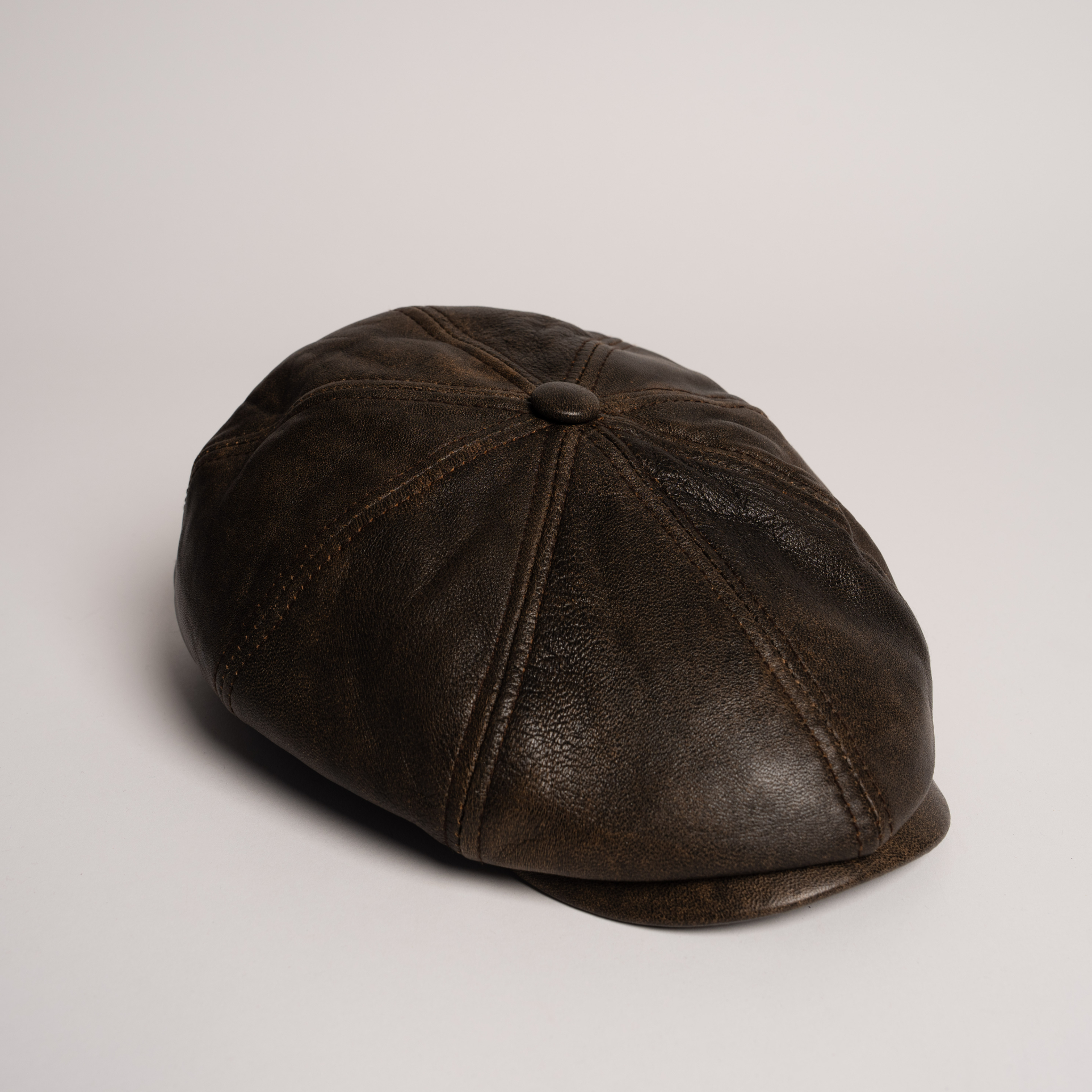 Leather hat