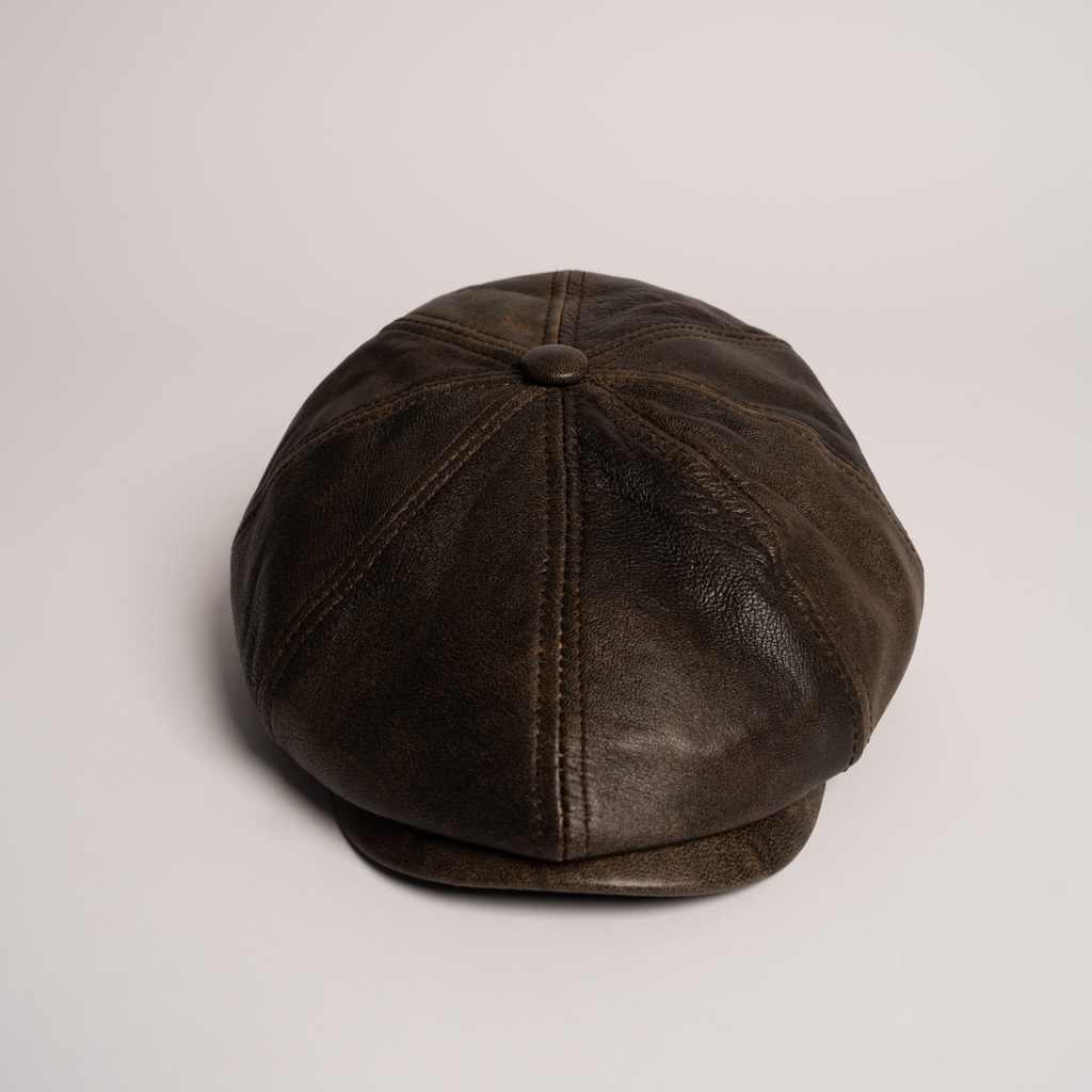 Leather hat